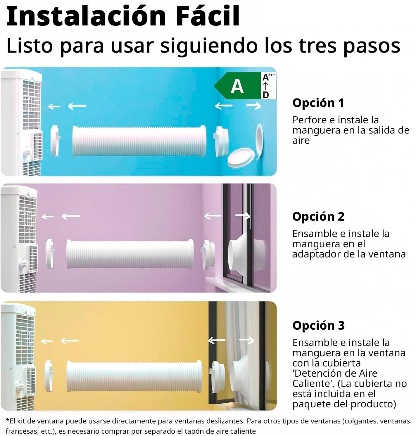 COMFEE Pingüino Aire Acondicionado Portátil 7000 BTU – Refrigera, Ventila y Deshumidifica, Sin Unidad Exterior, Bajo Consumo Energético, Control por App, Kit de Ventana Incluido