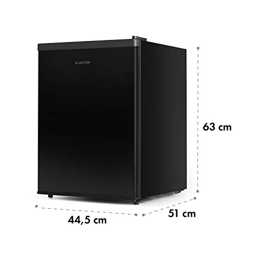 Mini Nevera Eléctrica Silenciosa 65L – Refrigerador Compacto de Bajo Consumo para Oficina, Dormitorio, Caravana o Cosméticos – Termostato Regulable 0–10 °C – Color Negro