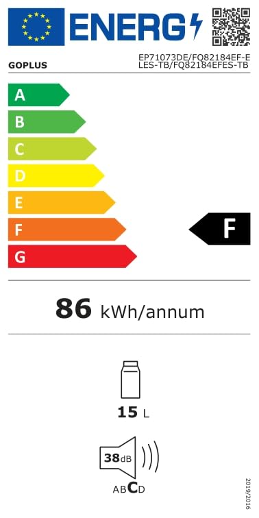 Mini Nevera Portátil GOPLUS 15L con Función Calor/Frío, Regulación Automática de Temperatura de -3 a 50 °C – Compacta y Silenciosa, Ideal para Oficina, Coche y Cosméticos – Color Negro