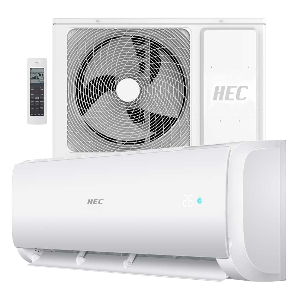 HEC - Aire Acondicionado Split Mural A++/A+ - Wifi - Aire Inteligente - Ventilador 5 Velocidades - Sistema Dry - Bomba de Calor -R32 - By HAIER (3.5KW - 3010 Fg)