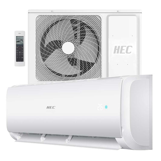 HEC - Aire Acondicionado Split Mural A++/A+ - Wifi - Aire Inteligente - Ventilador 5 Velocidades - Sistema Dry - Bomba de Calor -R32 - By HAIER (3.5KW - 3010 Fg)