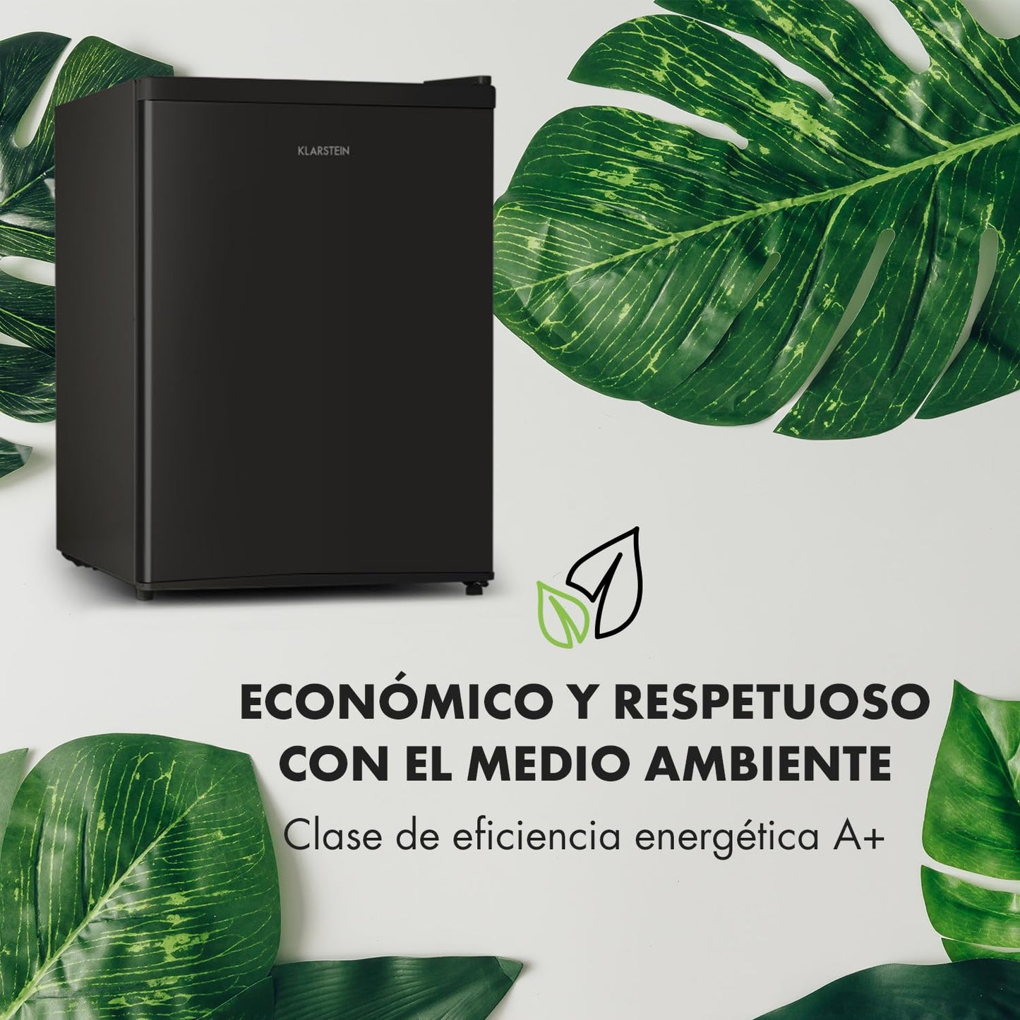 Mini Nevera Eléctrica Silenciosa 65L – Refrigerador Compacto de Bajo Consumo para Oficina, Dormitorio, Caravana o Cosméticos – Termostato Regulable 0–10 °C – Color Negro
