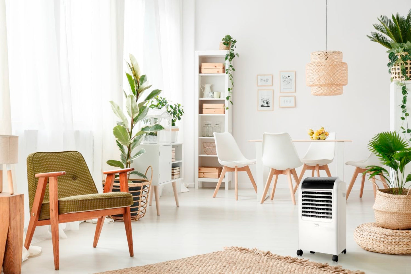 Beko efe6030w Air Cooler, Plástico, 3 Velocidades, Color Blanco